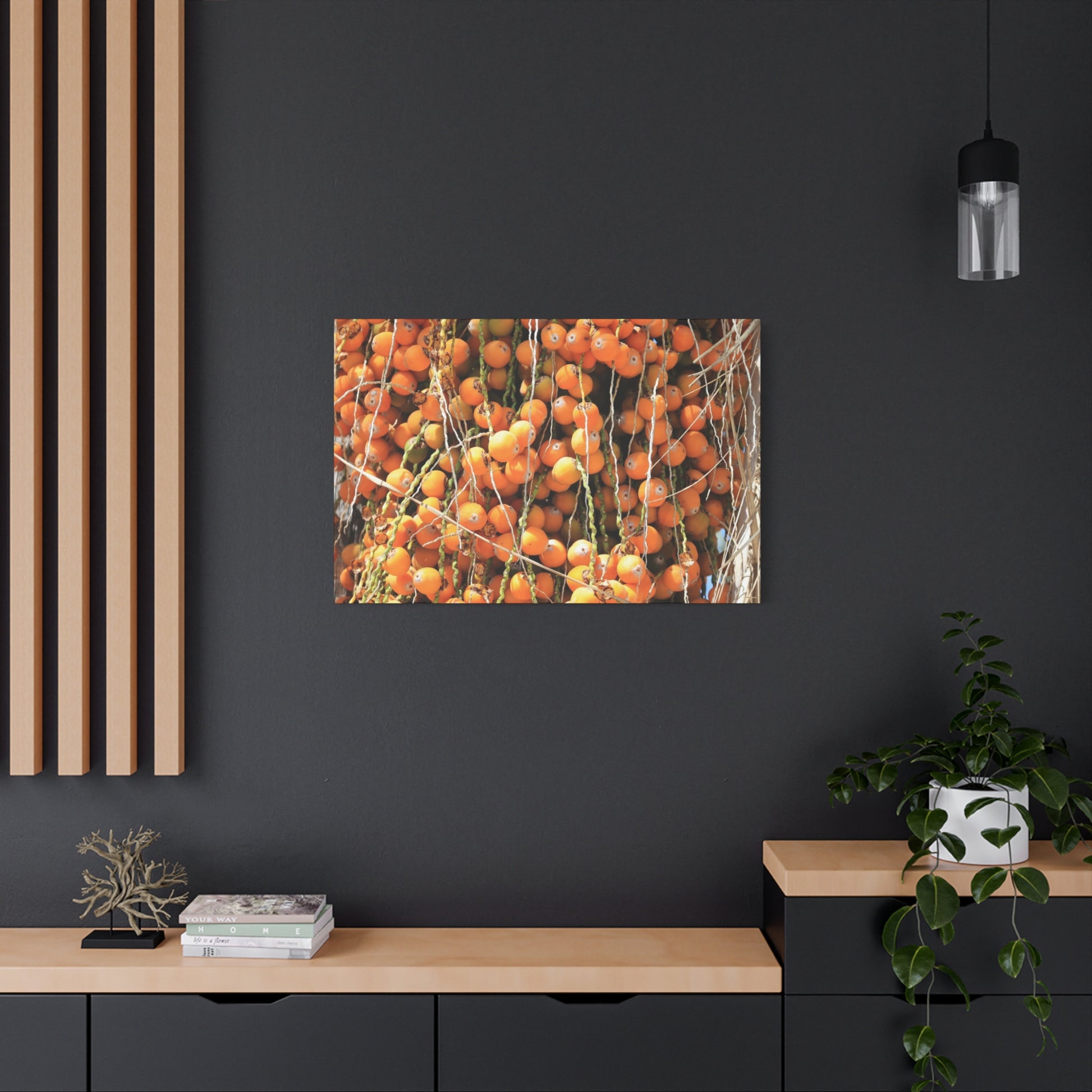 Orange Harvest - Unique Frameless Canvas Wall Art - Art By Earth