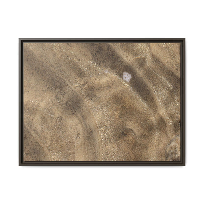 Underwater Sand Exploration - Unique Stretched Canvas Wall Art - Art By Earth