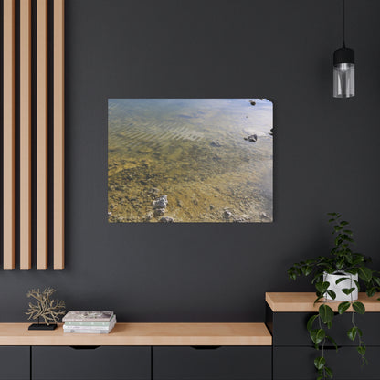 Tide's Quiet Breath - Unique Frameless Canvas Wall Art