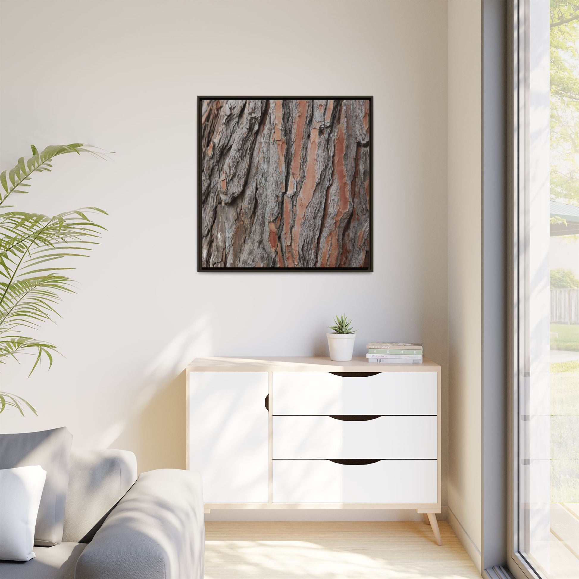 Woodland Layers - Unique Stretched Canvas Wall Art - Art By Earth