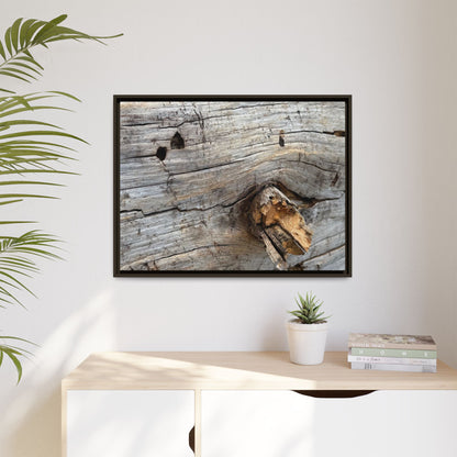 Weathered Wood Texture - Unique Stretched Canvas Wall Art - Art By Earth