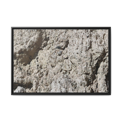 Weathered Stone Whispers - Unique Stretched Canvas Wall Art