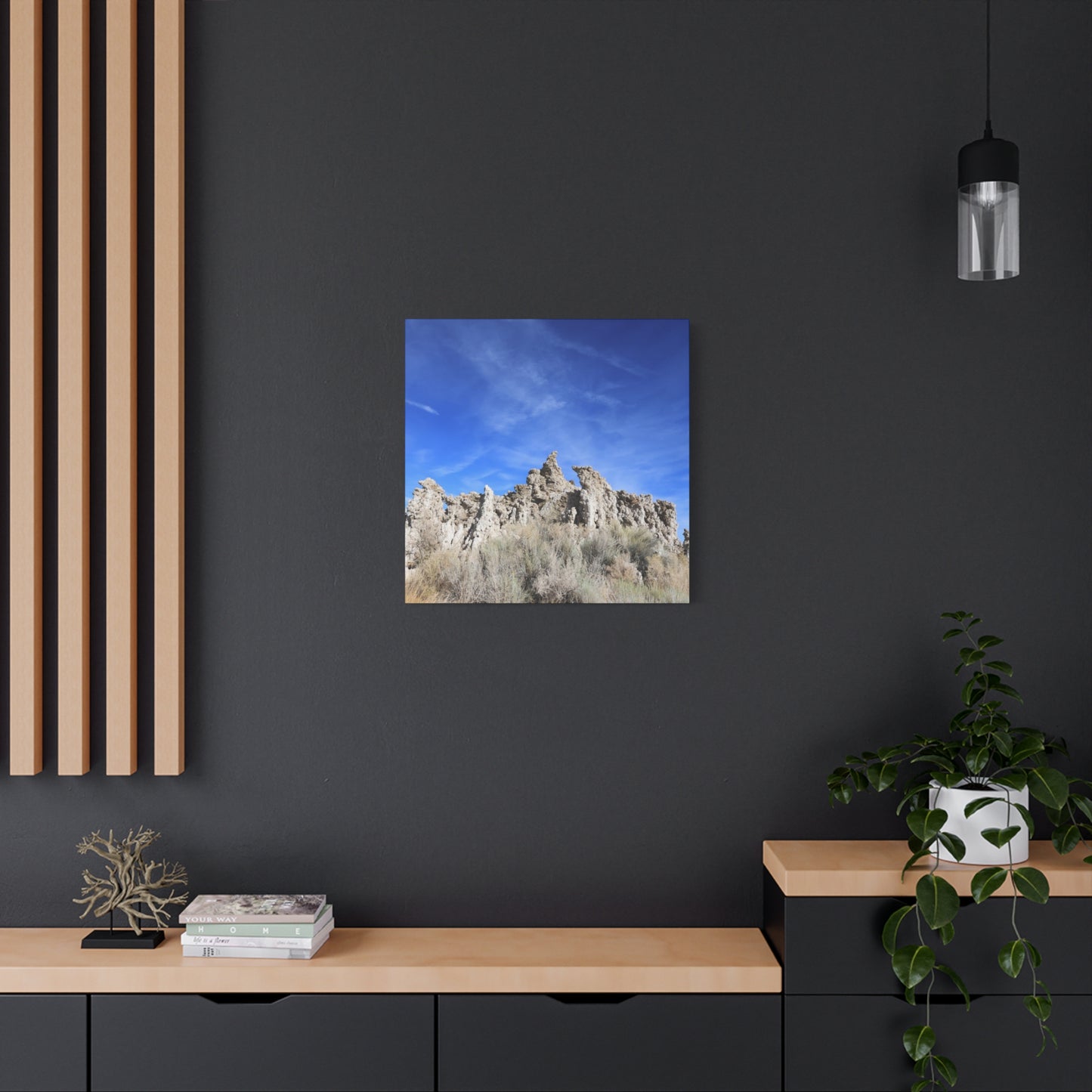 Sentinel Spires - Unique Frameless Canvas Wall Art