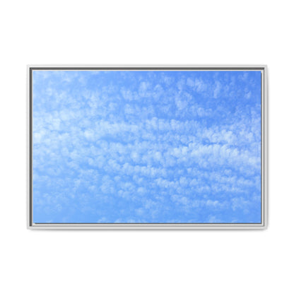 Wispy Blue Dreams - Unique Stretched Canvas Wall Art - Art By Earth