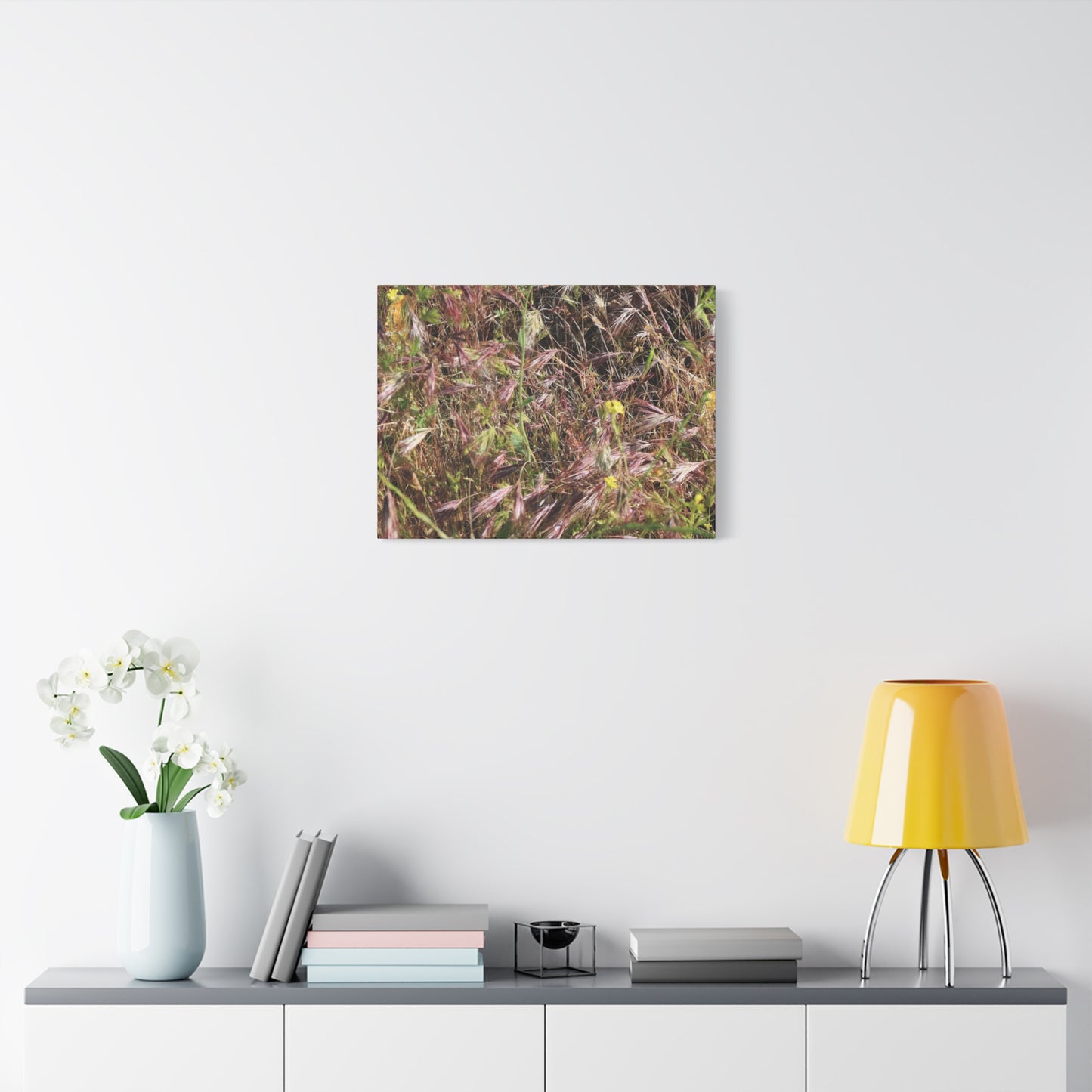 Autumn Wildflower Meadow in Transition - Unique Frameless Canvas Wall Art - Art By Earth