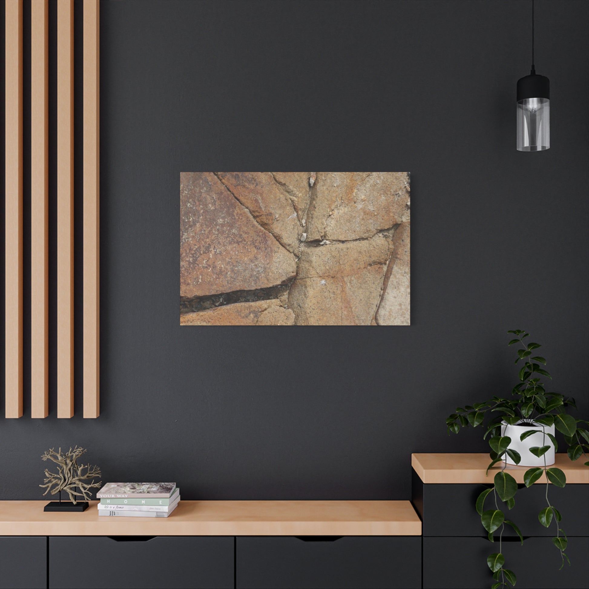 Cracked Earth's Canvas - Unique Frameless Canvas Wall Art - Art By Earth