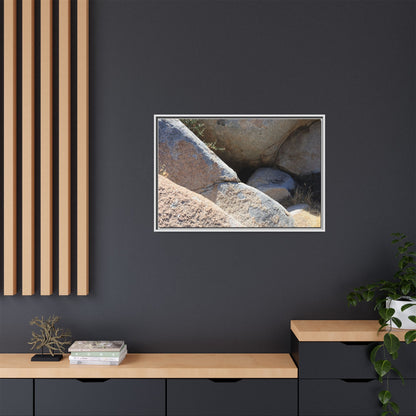 Boulder Shelter - Unique Stretched Canvas Wall Art
