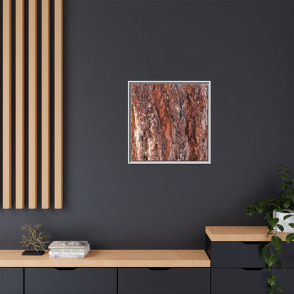 Wooden Mosaic - Unique Stretched Canvas Wall Art