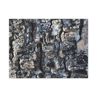 Textured Whispers of the Ancient Tree - Unique Frameless Canvas Wall Art - Art By Earth