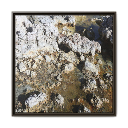 Strata of Silence - Unique Stretched Canvas Wall Art