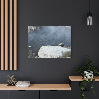 Echoes of Stone and Mist - Unique Frameless Canvas Wall Art