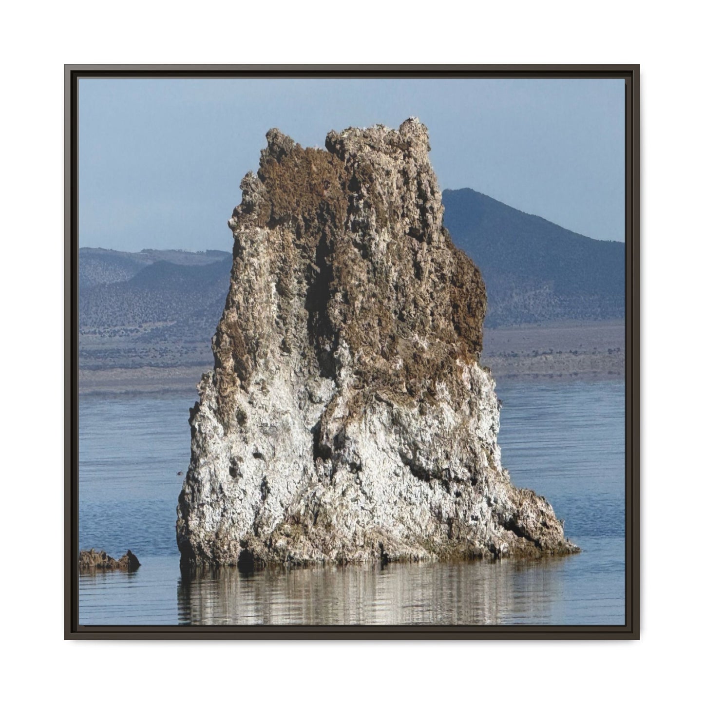 Tufa Tower Reflection - Unique Stretched Canvas Wall Art