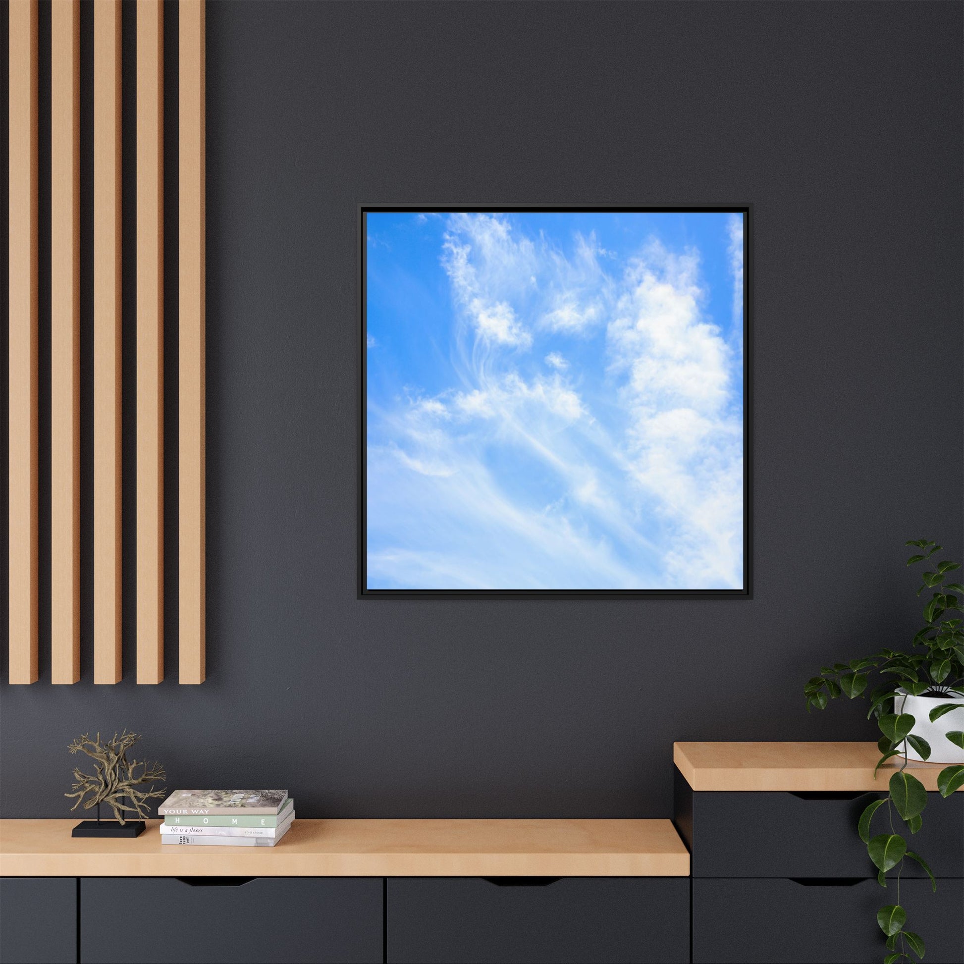 Azure Dreaming - Unique Stretched Canvas Wall Art - Art By Earth