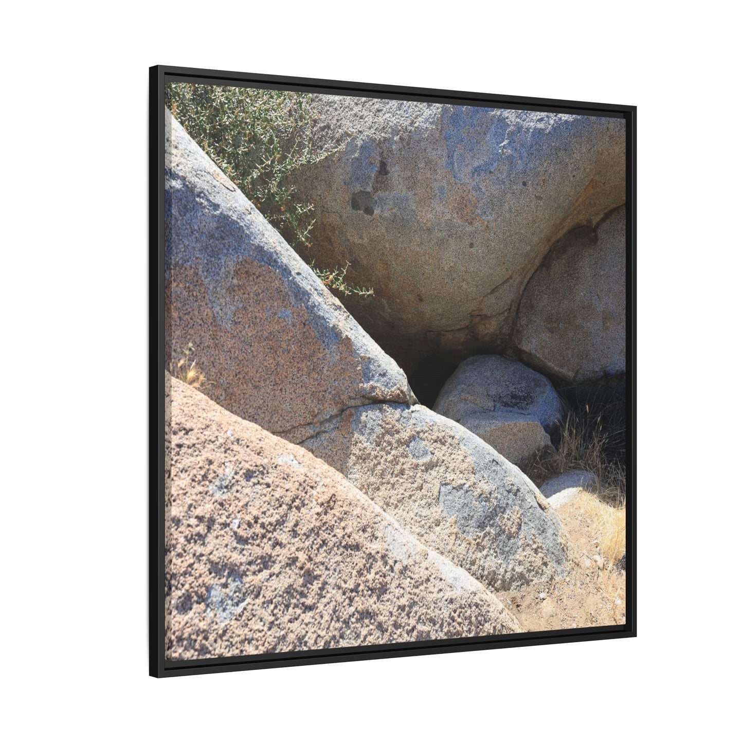 Boulder Shelter - Unique Stretched Canvas Wall Art