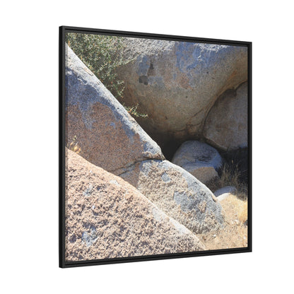 Boulder Shelter - Unique Stretched Canvas Wall Art