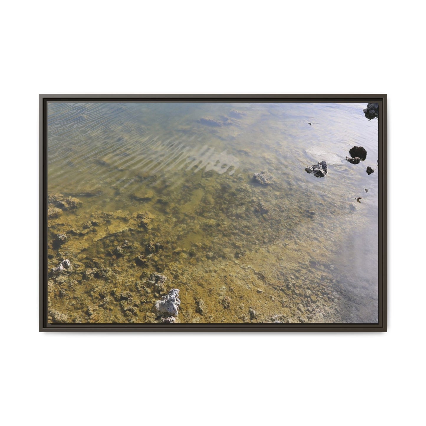 Ripples of Stone - Unique Stretched Canvas Wall Art