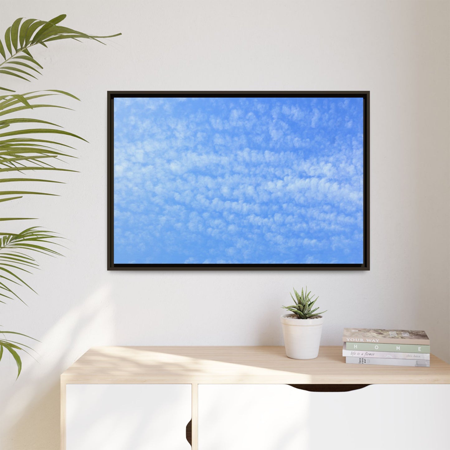 Wispy Blue Dreams - Unique Stretched Canvas Wall Art - Art By Earth