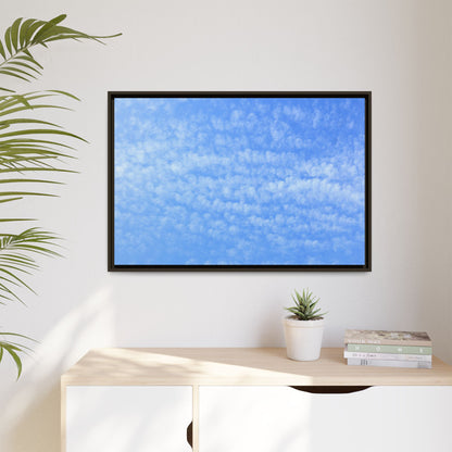 Wispy Blue Dreams - Unique Stretched Canvas Wall Art - Art By Earth