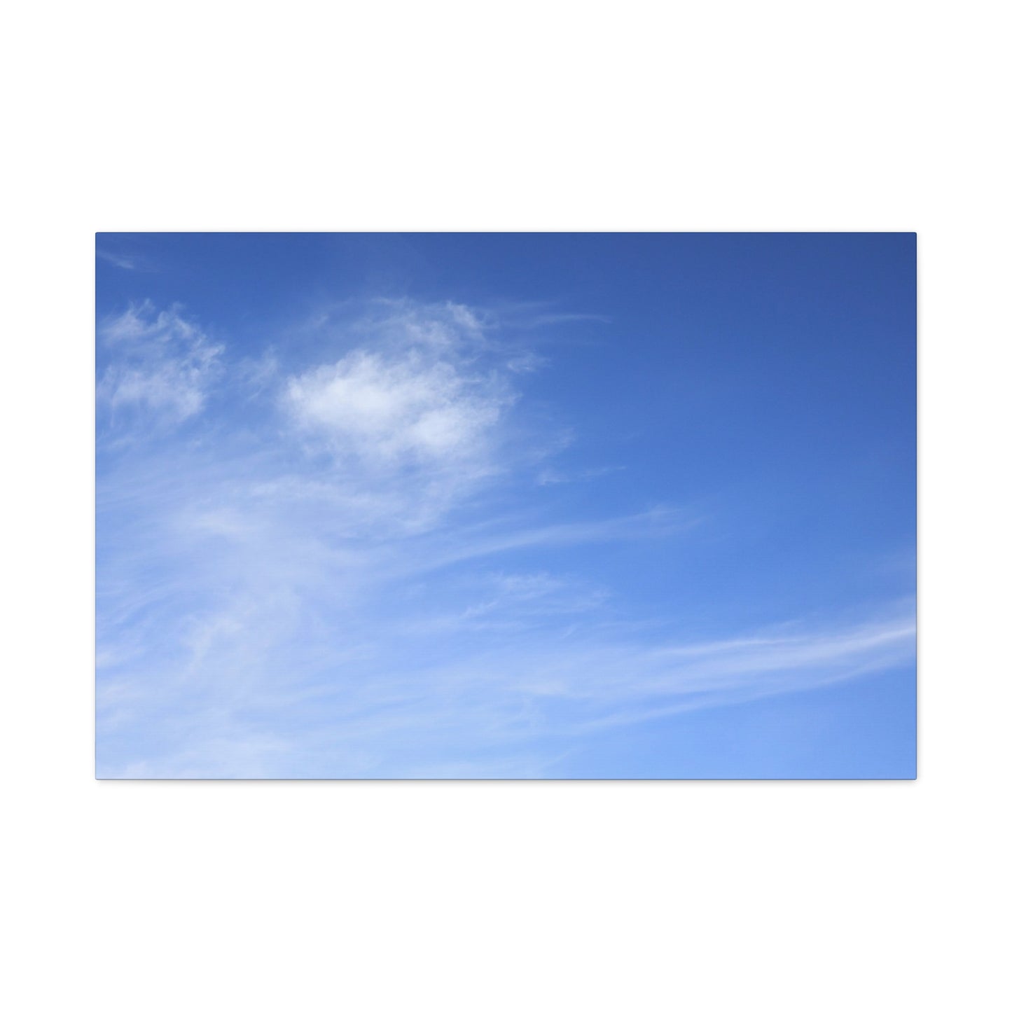 Blue Breath - Unique Frameless Canvas Wall Art - Art By Earth