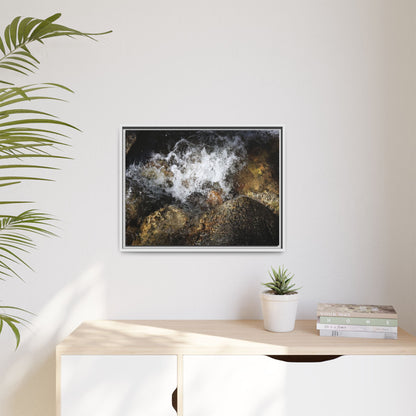 Cascading Momentum - Unique Stretched Canvas Wall Art - Art By Earth