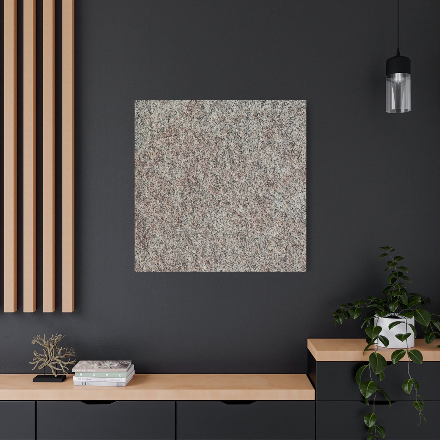Stone Echoes - Unique Frameless Canvas Wall Art - Art By Earth