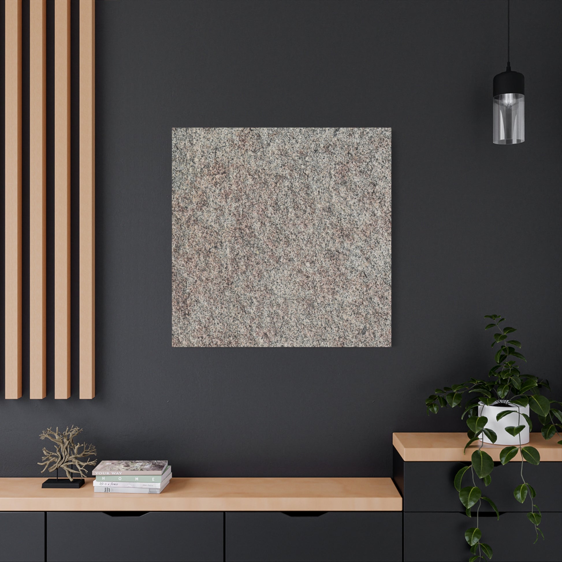 Stone Echoes - Unique Frameless Canvas Wall Art - Art By Earth