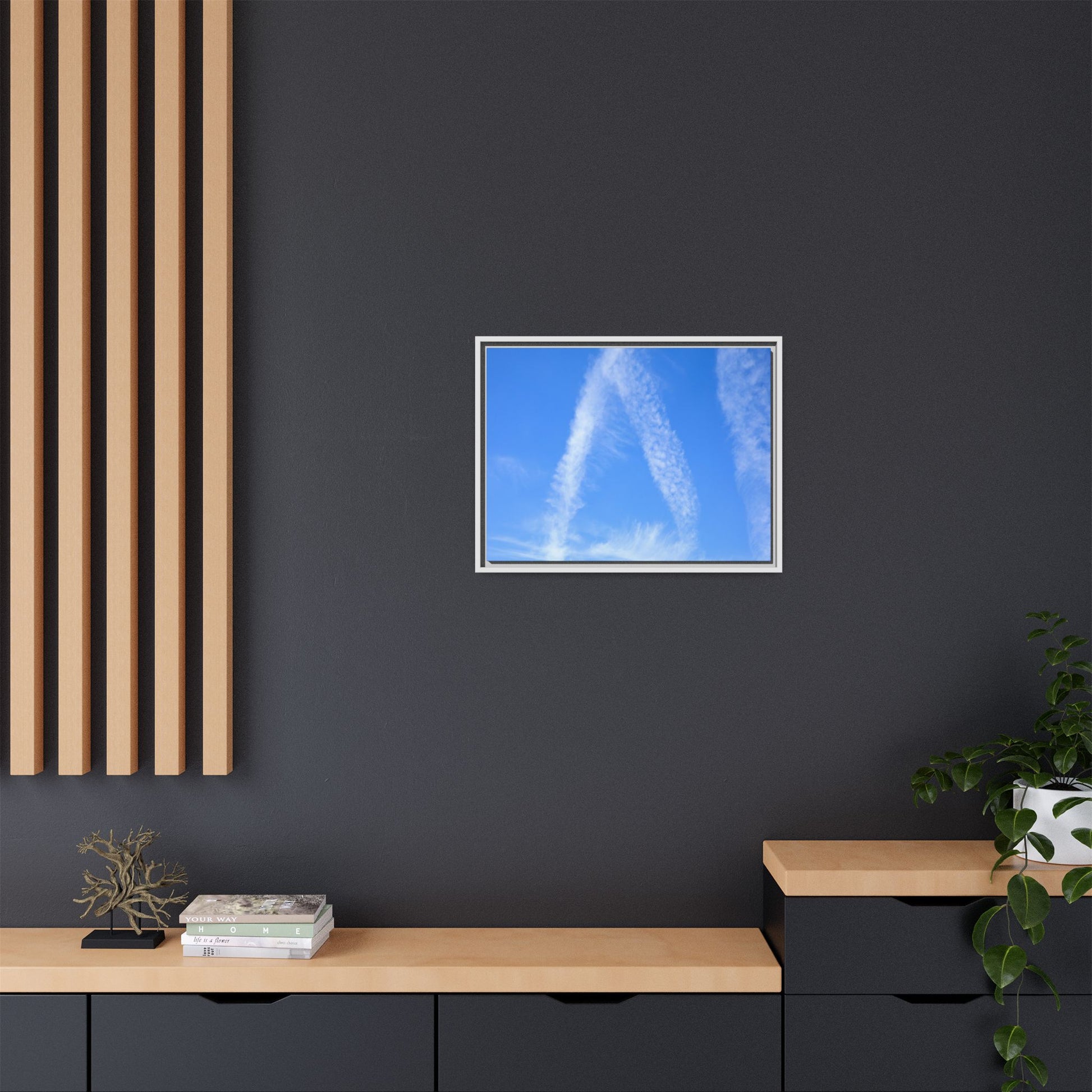 Skyward Whispers - Unique Stretched Canvas Wall Art - Art By Earth