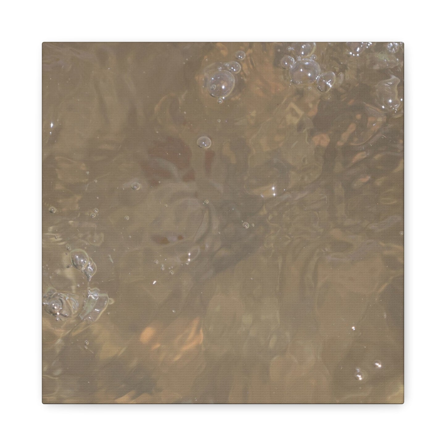 Echoes of Liquid Gold - Unique Frameless Canvas Wall Art - Art By Earth