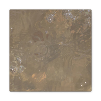 Echoes of Liquid Gold - Unique Frameless Canvas Wall Art - Art By Earth