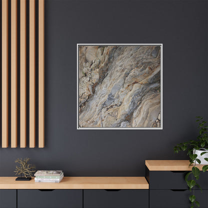 Layers of Earth's History - Unique Stretched Canvas Wall Art - Art By Earth