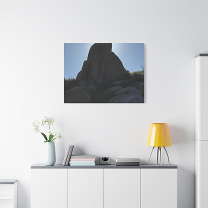 Rocks of Solitude - Unique Frameless Canvas Wall Art - Art By Earth