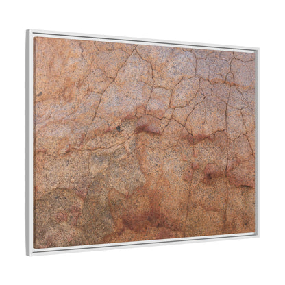Russet Fissures - Unique Stretched Canvas Wall Art - Art By Earth