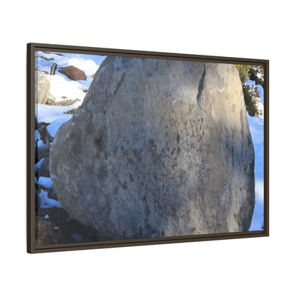Glacial Solitude - Unique Stretched Canvas Wall Art
