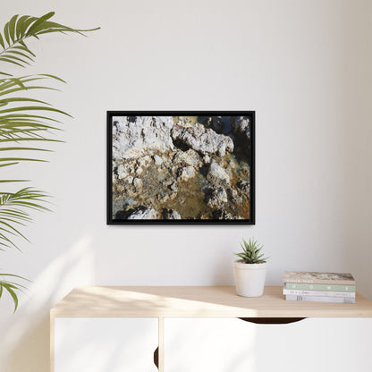 Strata of Silence - Unique Stretched Canvas Wall Art