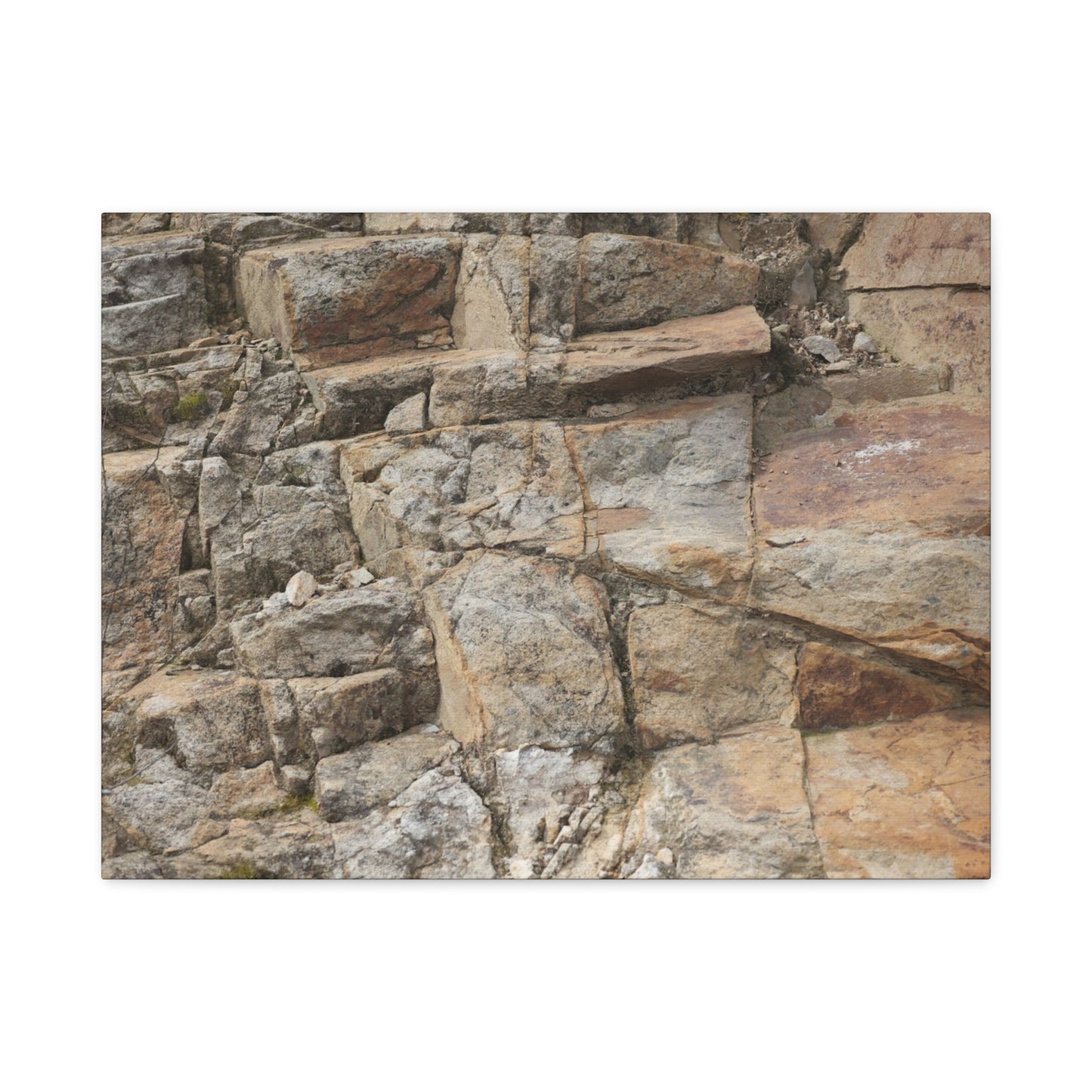 Stone Memories - Unique Frameless Canvas Wall Art - Art By Earth