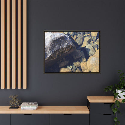 Stone Sanctuary - Unique Stretched Canvas Wall Art