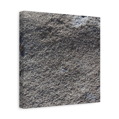 Textured Ground Surface - Unique Frameless Canvas Wall Art