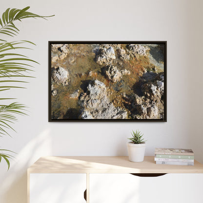 Stone Sea of Silence - Unique Stretched Canvas Wall Art