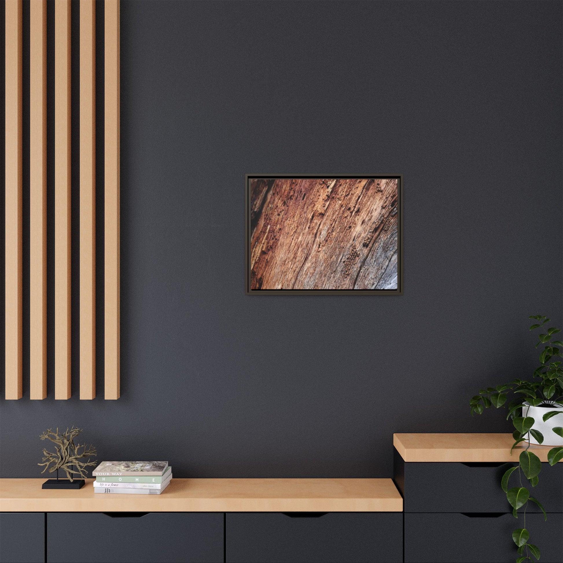 Time's Mark - Unique Stretched Canvas Wall Art - Art By Earth