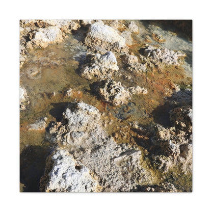 Strata of Decay - Unique Frameless Canvas Wall Art