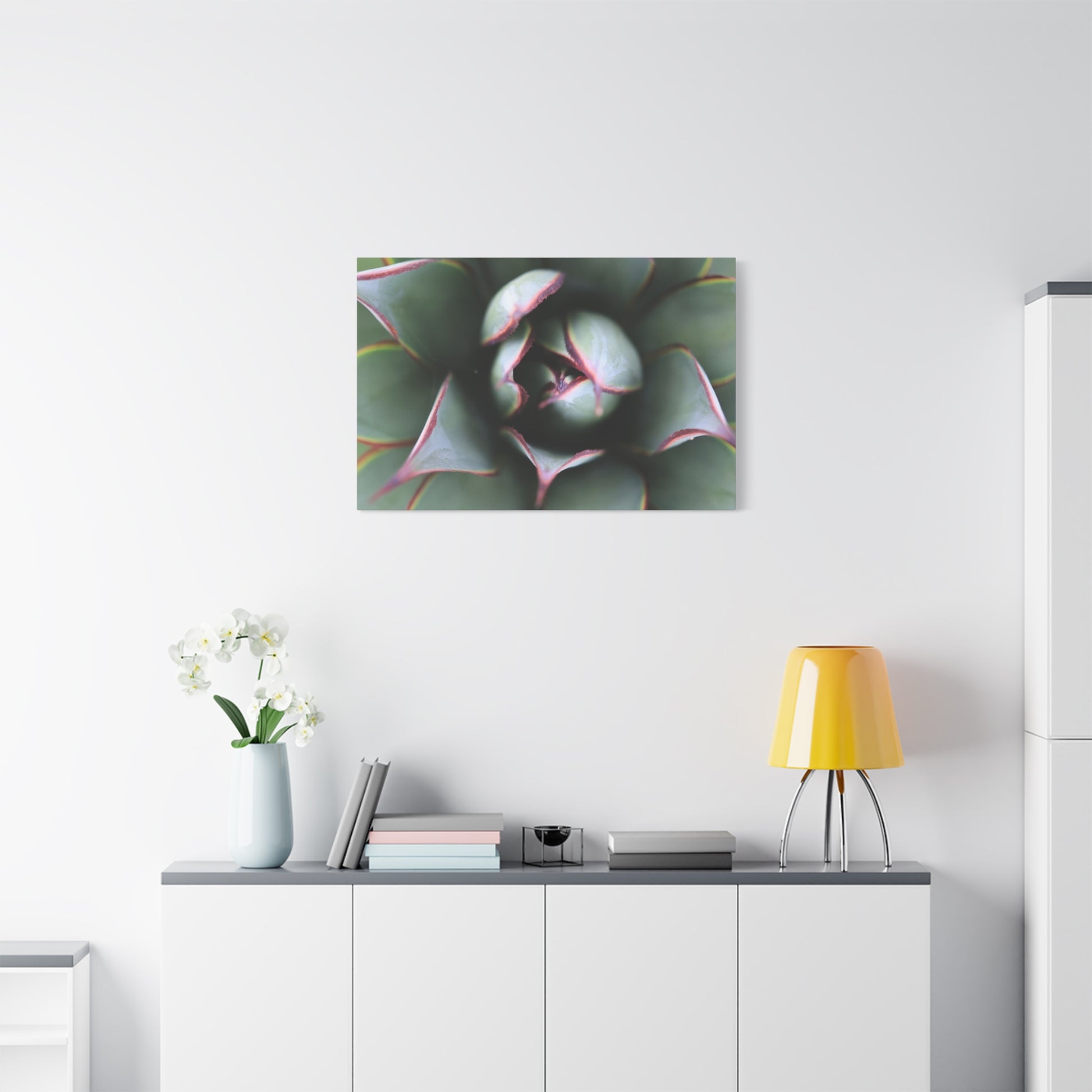 Emerald Spiral - Unique Frameless Canvas Wall Art - Art By Earth