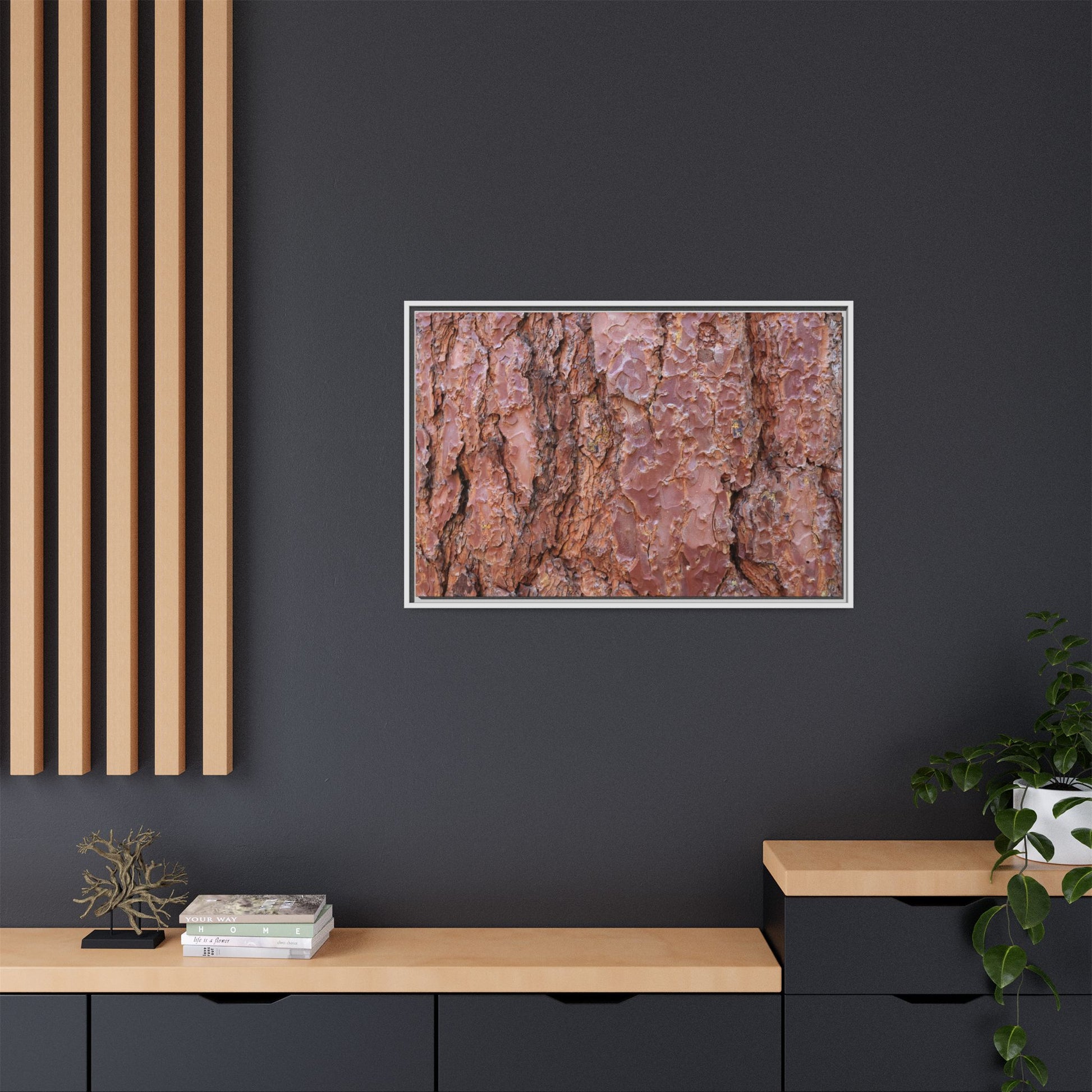 Russet Ridges - Unique Stretched Canvas Wall Art - Art By Earth