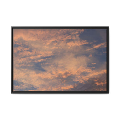 Sunset's Ethereal Canvas - Unique Stretched Canvas Wall Art - Art By Earth