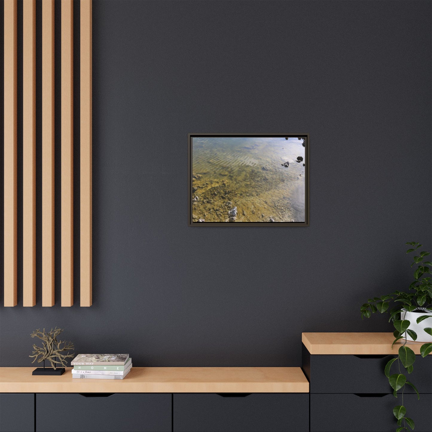 Ripples of Stone - Unique Stretched Canvas Wall Art