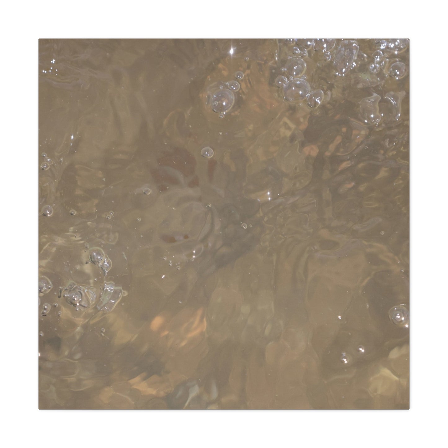 Echoes of Liquid Gold - Unique Frameless Canvas Wall Art - Art By Earth