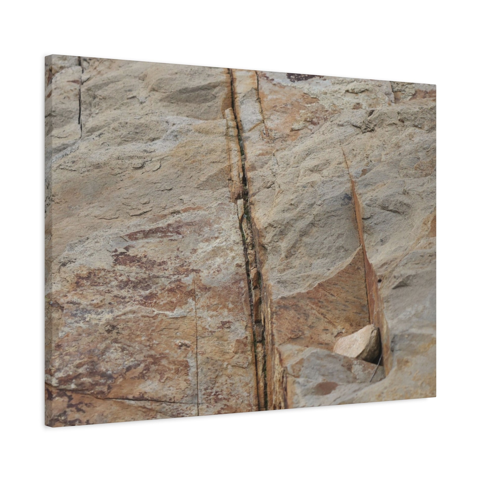 Cracked Canvas of Time - Unique Frameless Canvas Wall Art - Art By Earth