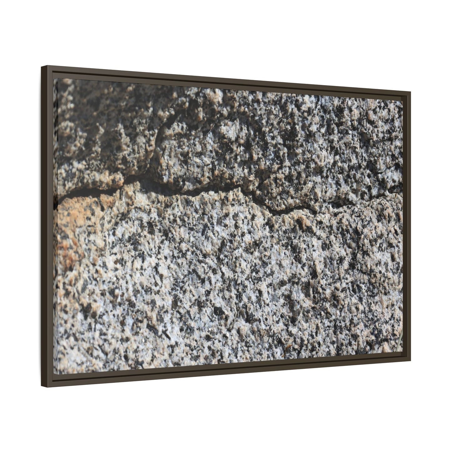 Weathered Stone Surface - Unique Stretched Canvas Wall Art