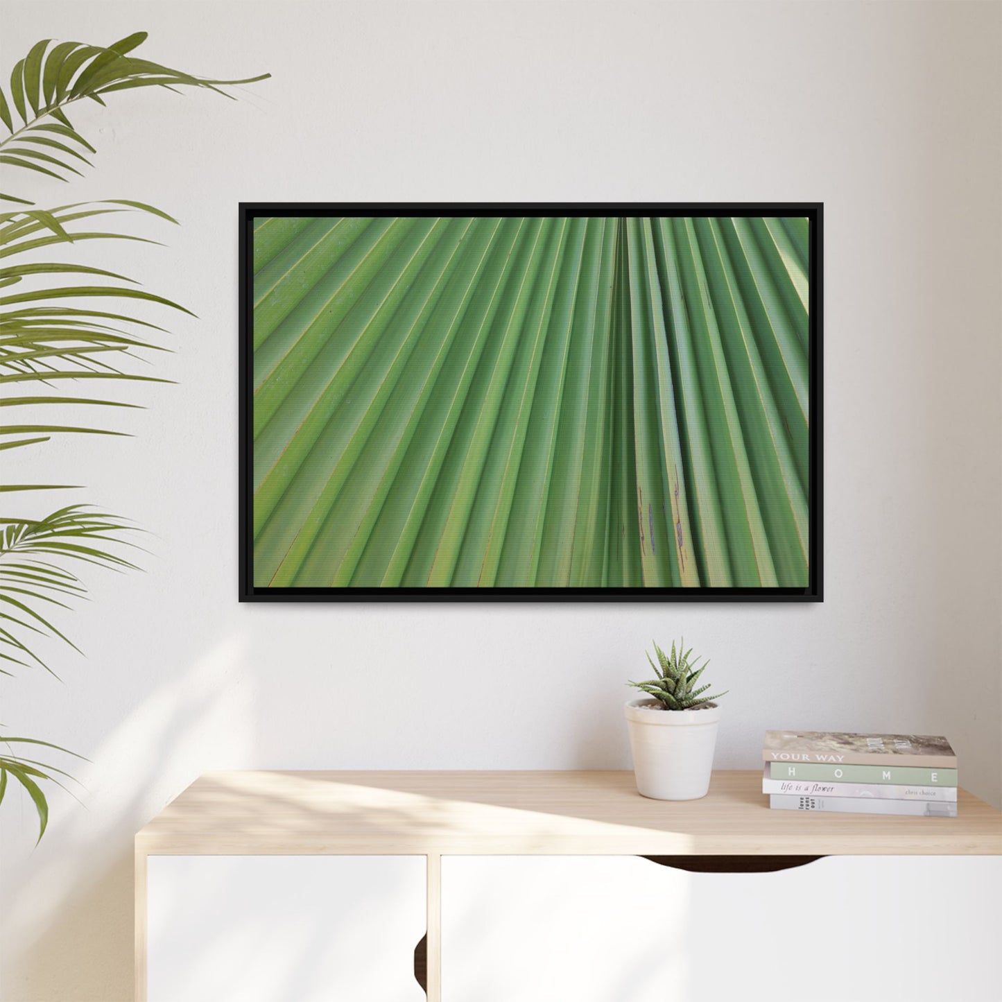Emerald Rays - Unique Stretched Canvas Wall Art - Art By Earth
