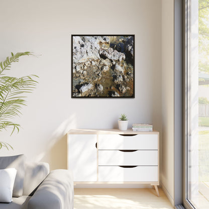 Strata of Silence - Unique Stretched Canvas Wall Art