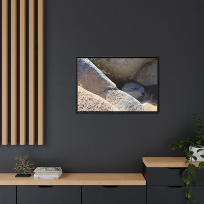 Boulder Shelter - Unique Stretched Canvas Wall Art